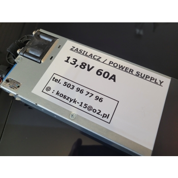 Zasilacz 13,8V 60A   / Woltomierz /